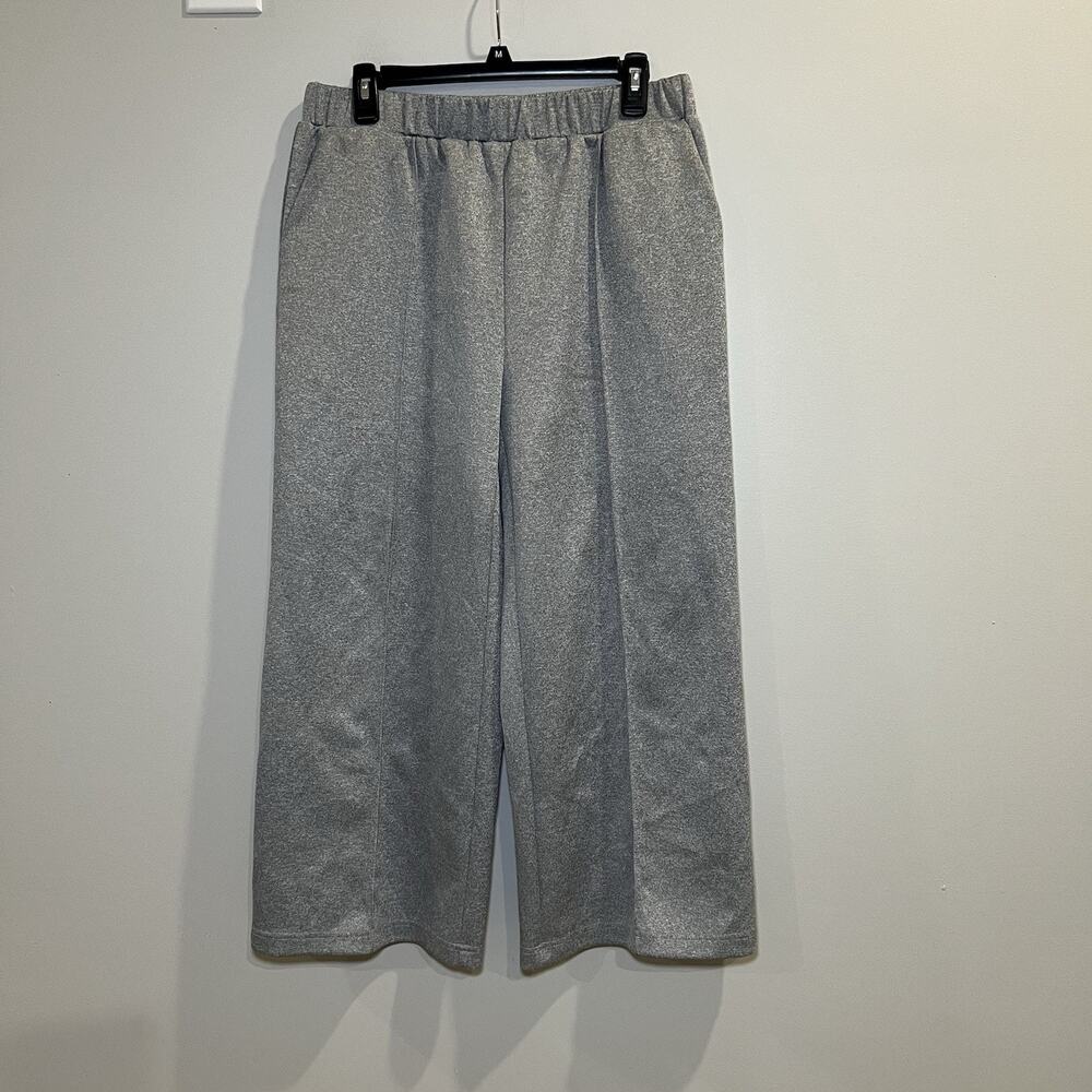 Commense Wide Leg High Waisted Women’s Pants Size XL Gray